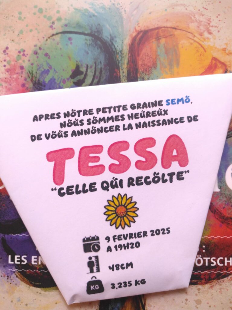 Faire-Part de Tessa Bodin